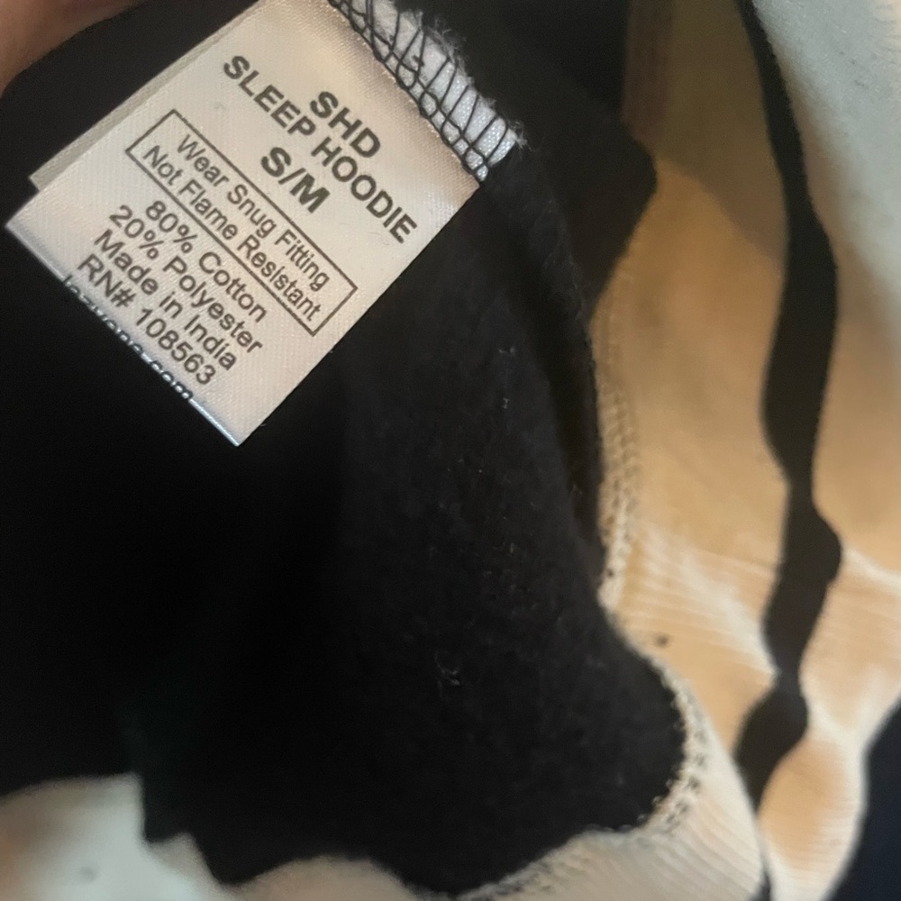 Lazy One Black Mama Bear Hoodie S/M - Picture 5 of 6